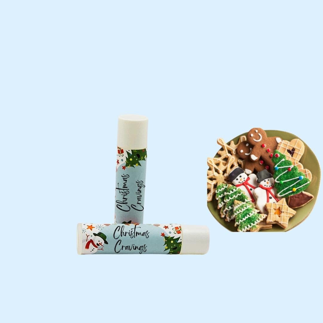 Weihnachts-Lippenbalsam | Rissige Lippen Lippenbalsam Kid Lip Balm Geschenk Winterlicher Bienenwachs Feuchtigkeits Tierversuchsfreie von Etsy - ButterflyBlissShop