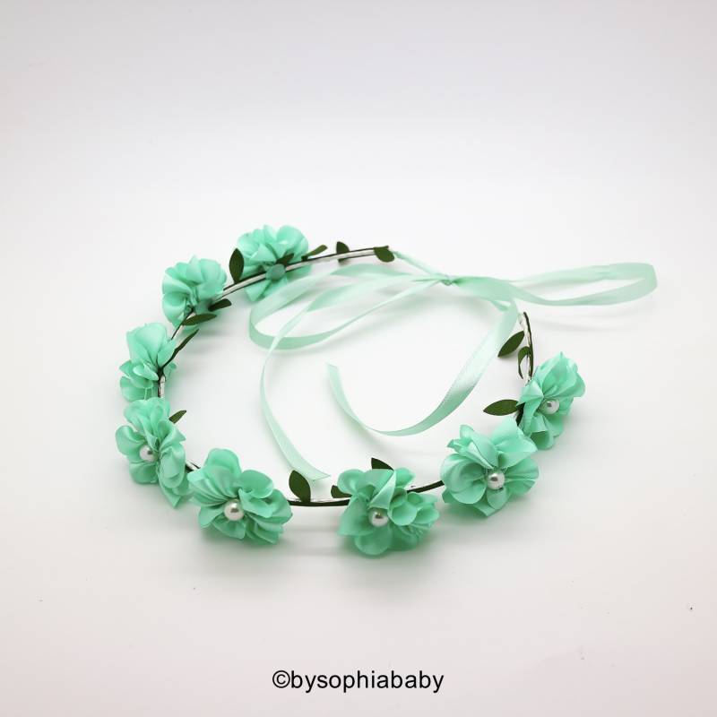 Aqua Grüne Baby Blumenkrone, Kinder Teal Mädchen Blumen Stirnband, Kranz Seide 1079 Aqua Grüne Baby Blumenkrone, Kinder Teal Mädchen Blumen Stirnband, Kranz Seide 1079 von Etsy - BySophiaBaby