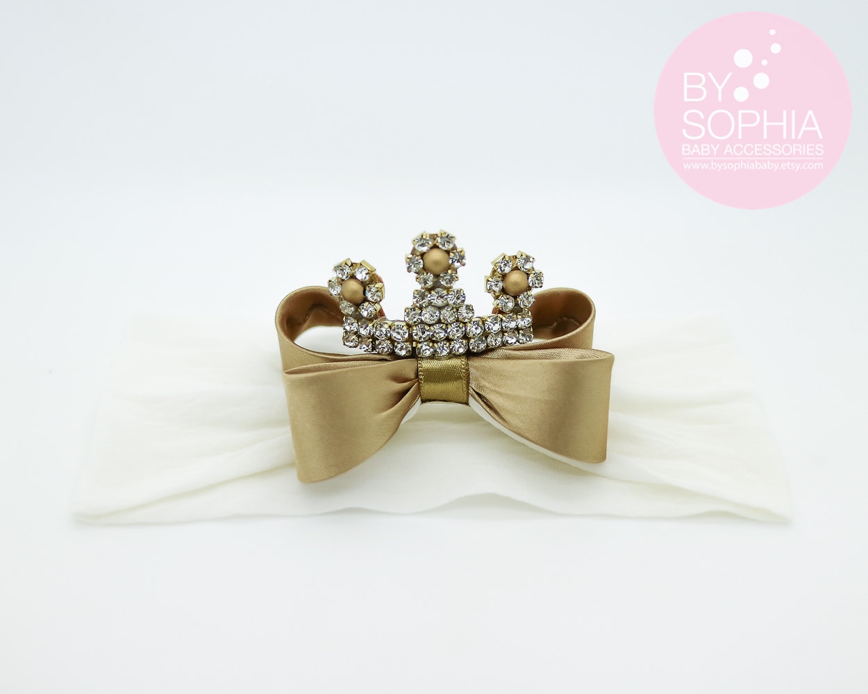 Baby Tiara, Goldschleife Krone Stirnband, Prinzessin Foto Requisite, Schleife Nylon 1009 Baby Tiara, Goldschleife Krone Stirnband, Prinzessin Foto Requisite, Schleife Nylon 1009 von Etsy - BySophiaBaby