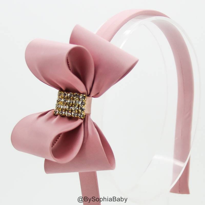 Pale Pink Bow Headband, Girl Es Toddler Hard Flower 970 Pale Pink Bow Headband, Girl Es Toddler Hard Flower 970 von Etsy - BySophiaBaby