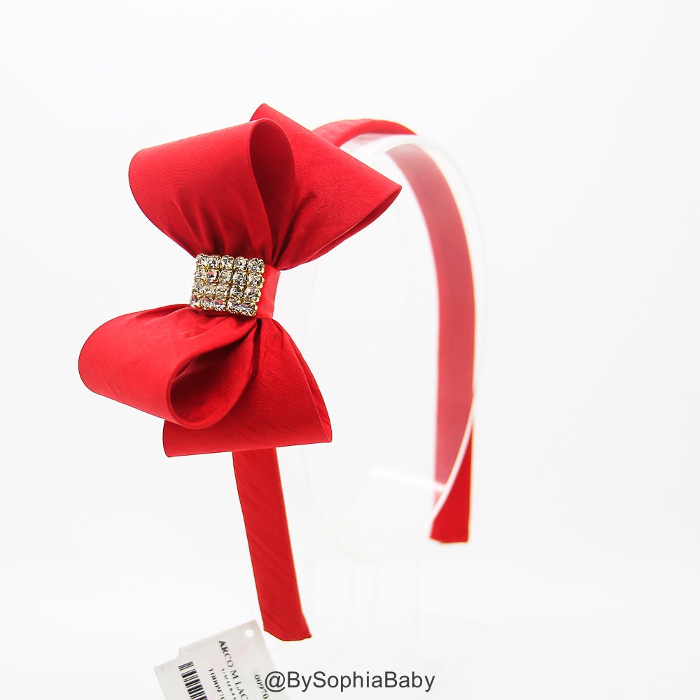 Rote Schleife Stirnband, Mädchen Kleinkind Rote Harte Bow Blumenmädchen 970 Rote Schleife Stirnband, Mädchen Kleinkind Rote Harte Bow Blumenmädchen 970 von Etsy - BySophiaBaby