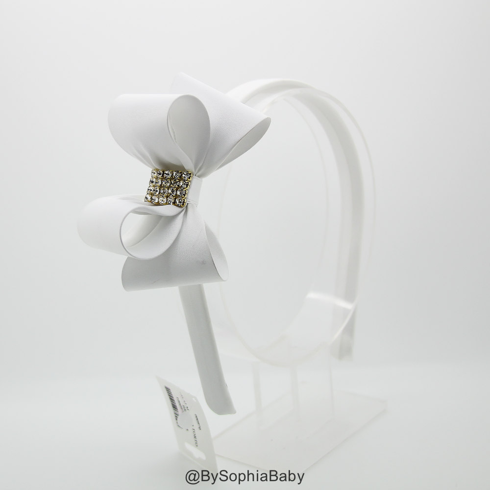 White Bow Headband, Girl " S Toddler Hard Flower 970 von Etsy - BySophiaBaby