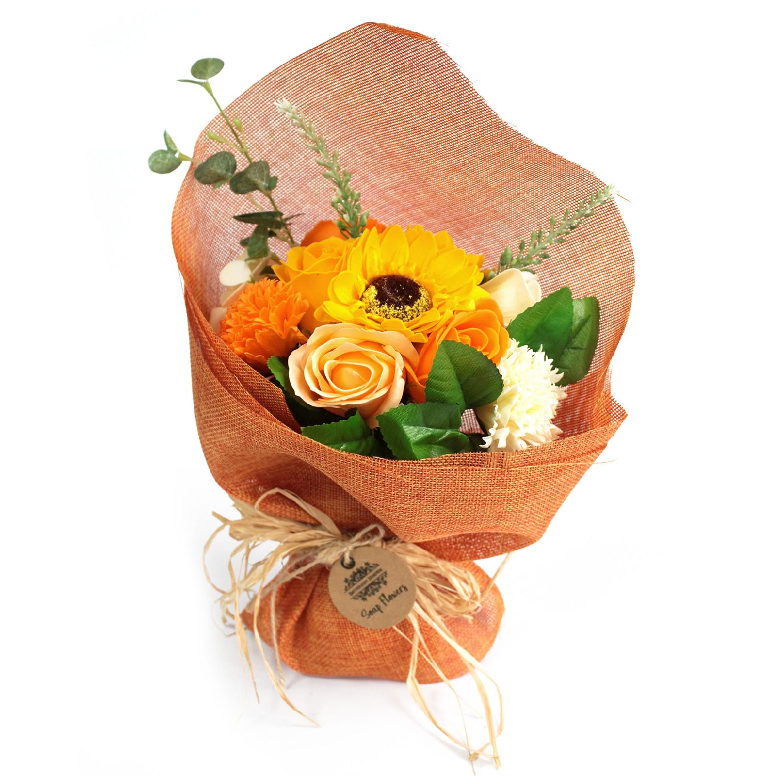 stehendes Seifenbouquet - Orange stehendes Seifenbouquet - Orange von Etsy - ByaliByAlona