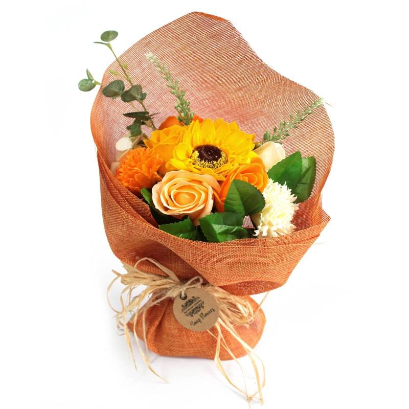 stehendes Seifenbouquet - Orange von Etsy - ByaliByAlona