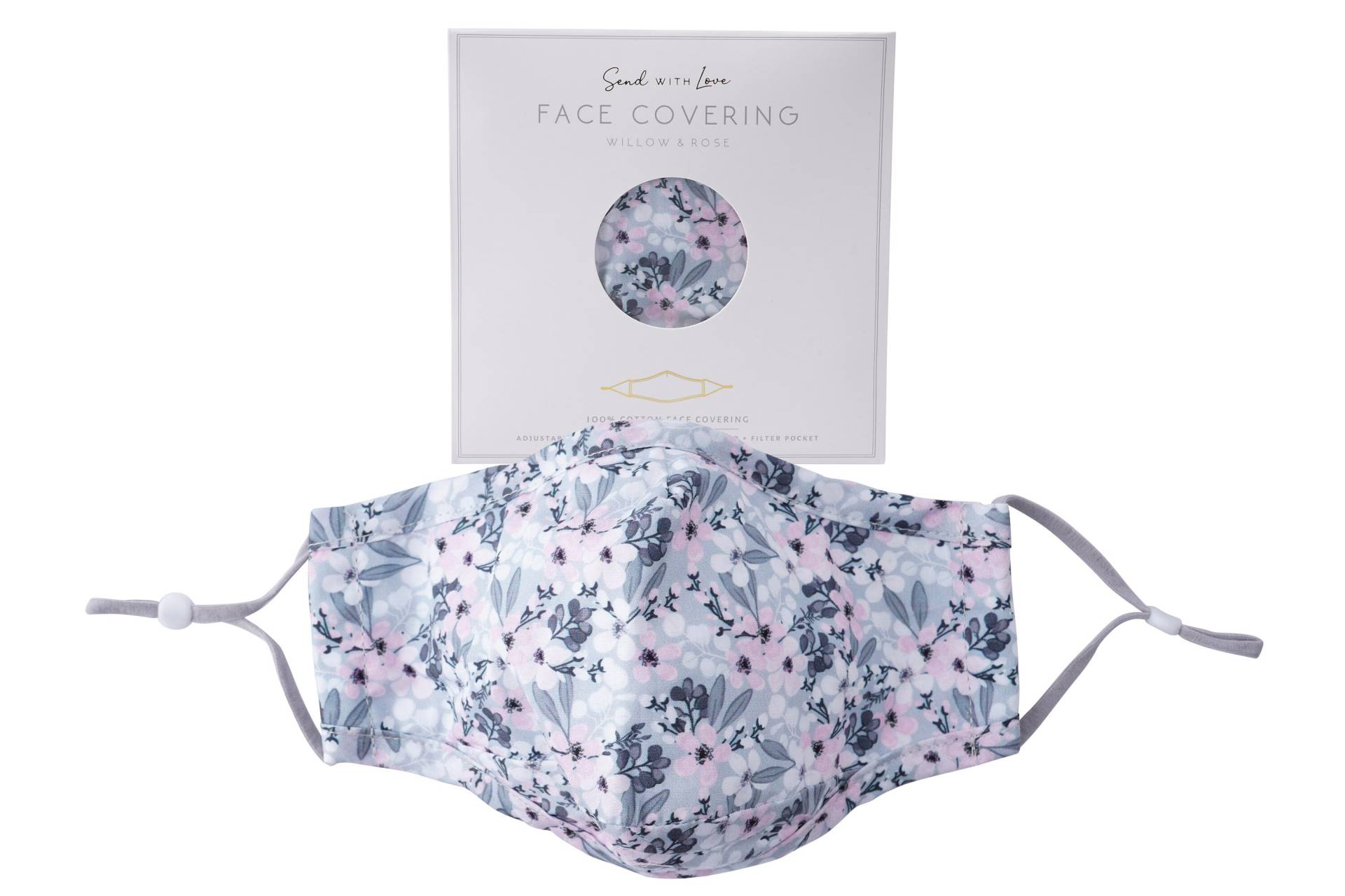 Damen Grau Blumenmuster Wiederverwendbare Gesichtsmaske | 100% Baumwolle Mit Nasen-Draht Dreifach Überlagerte Ohrriemen Filtertasche Damen Grau Blumenmuster Wiederverwendbare Gesichtsmaske | 100% Baumwolle Mit Nasen-Draht Dreifach Überlagerte Ohrriemen Filtertasche von Etsy - CGBGiftware