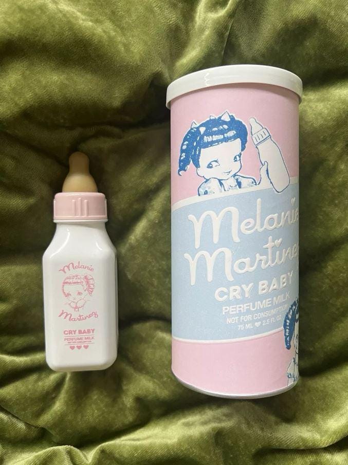 Melanie Martinez Crybaby Perfume Milk Full Bottle With Original Packaging Melanie Martinez Crybaby Perfume Milk Full Bottle With Original Packaging von Etsy - CIORIMAN