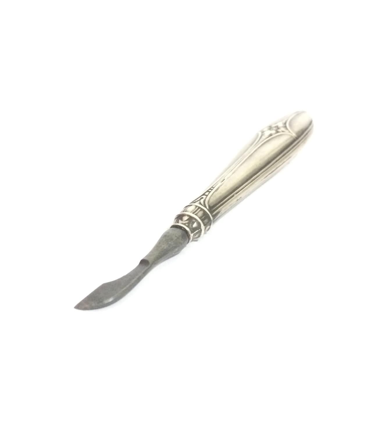 Ein Anfang Der 1900Er Jahre Edwardian - Handarbeit | Jugendstil Vanity-Nail-Grooming Blade | Scharf/sterling Silber, 13x2x1 | cm , 26 Gramm #4252 von Etsy - CLLEWISLLC