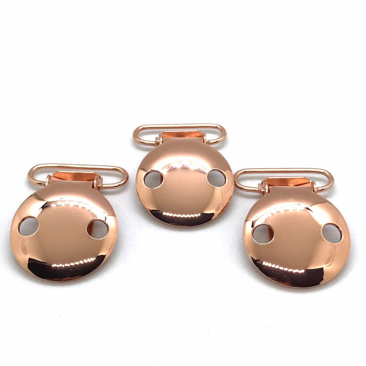 25 Mm Rosegold Runde Schnullerclips, Stulpen | 25Er-Pack 25 Mm Rosegold Runde Schnullerclips, Stulpen | 25Er-Pack von Etsy - CNCVC