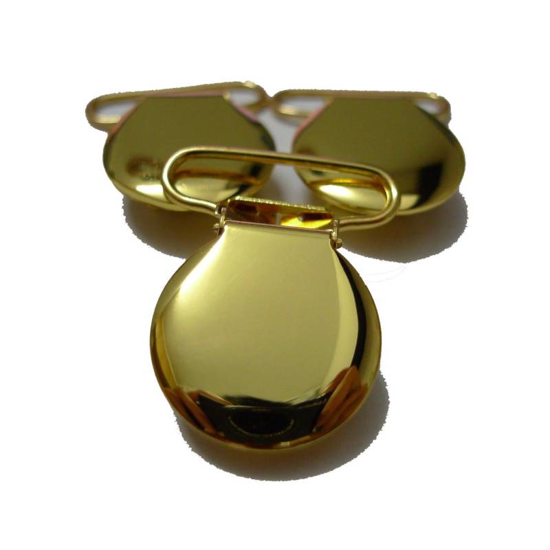 Gold Runde Schnuller-Clips, 25 Mm Fäustlinge | 25 Stück von Etsy - CNCVC