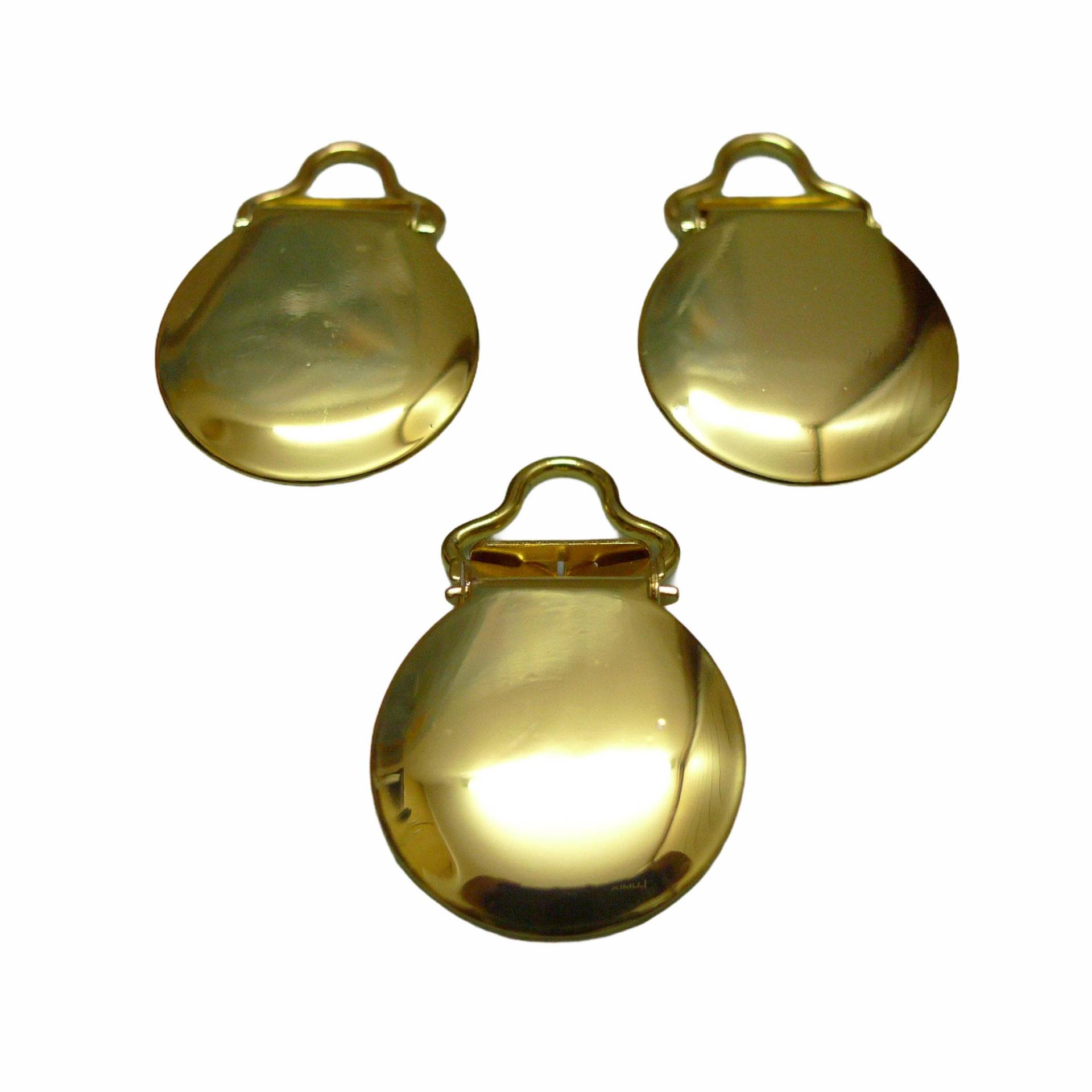 Gold Runde Schnullerclips, 5 Mm Kleine Schlaufe, Nickelfreie Großhandelspackung von Etsy - CNCVC