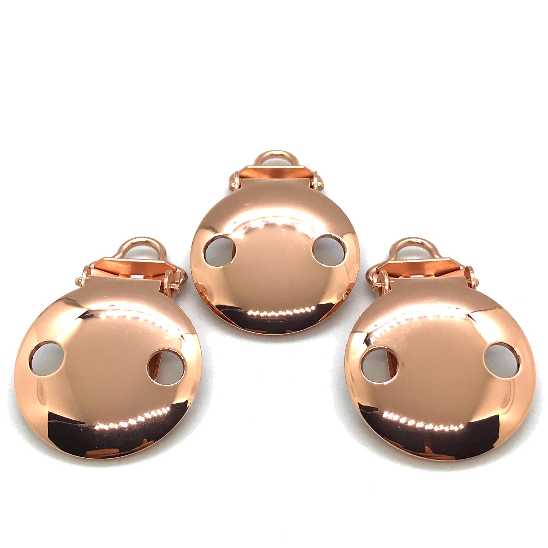 Rose Gold Runde Schnuller Clips, 5 Mm Kleine Schleife Fäustlinge von Etsy - CNCVC