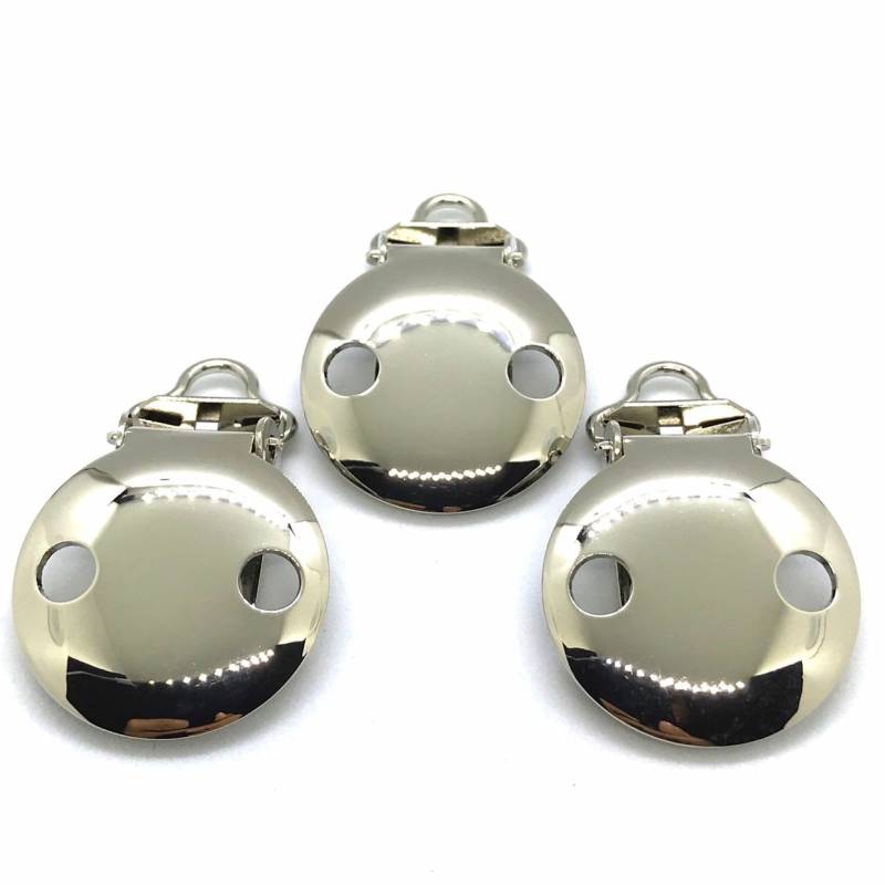Silber Runde Schnuller-Clips, 5 Mm Kleine Schleife, Fäustling Hosenträger-Verschlüsse von Etsy - CNCVC