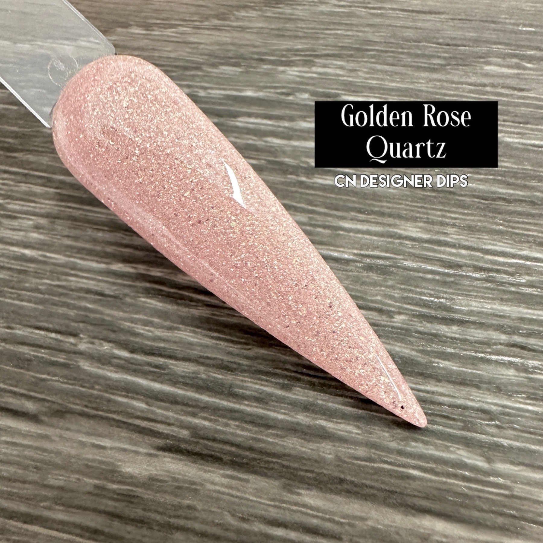 Golden Rose Quartz - Tauchpulver, Tauchpulver Für Nägel, Nagel Dip, Dip Nagel, Pulver, Acryl von Etsy - CNDesignerDips