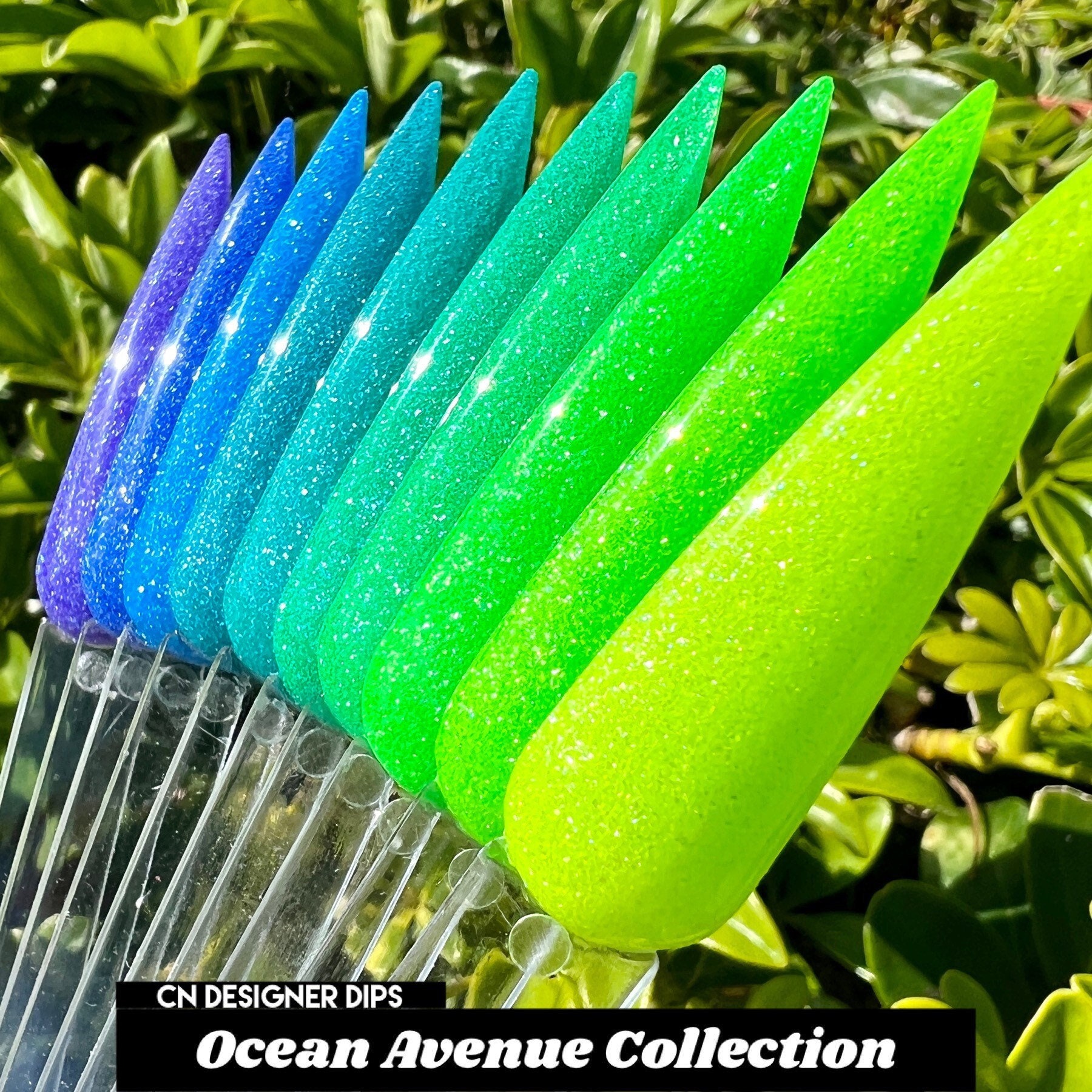 Ocean Ave Collection - Dippulver, Dippulver Für Nägel, Dip-Pulver, Dip-Nagelpulver, Neon-Dip-Pulver, Acryl, Nagel, Acrylpulver von Etsy - CNDesignerDips