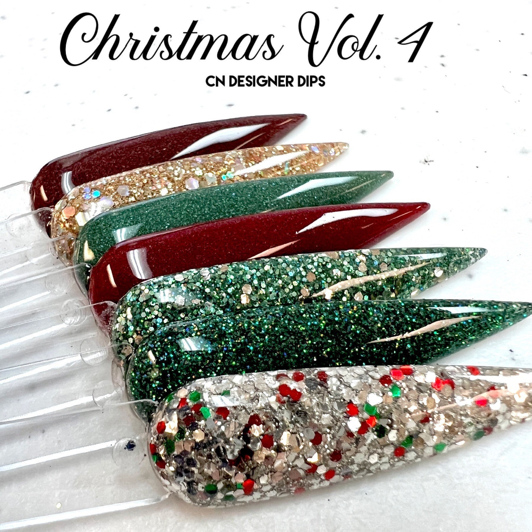 Weihnachts Vol. 4 - Dippulver, Dippulver Für Nägel, Nagel Dip, Dip Nailpulver, Acrylpulver, Acryl, Weihnachten von Etsy - CNDesignerDips