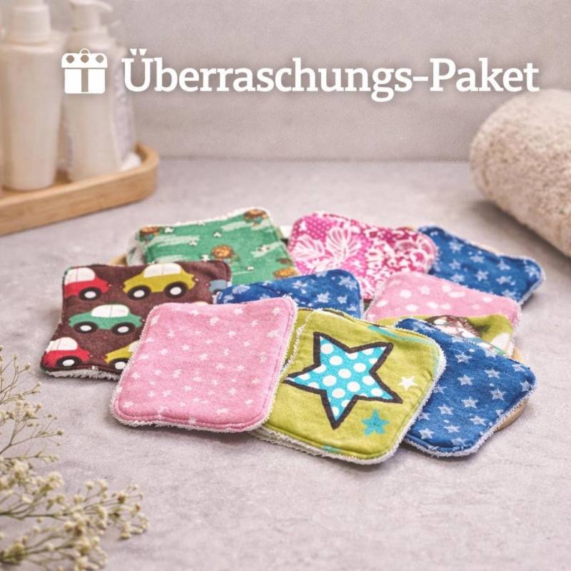 Überraschungs-Paket Waschtücher Kinder |Waschbare Abschminkpads Xxl Baby Waschlappen Set Zero Waste Kosmetikpads Handgemacht Deutschland von Etsy - CORINAsBASTELSTUBE