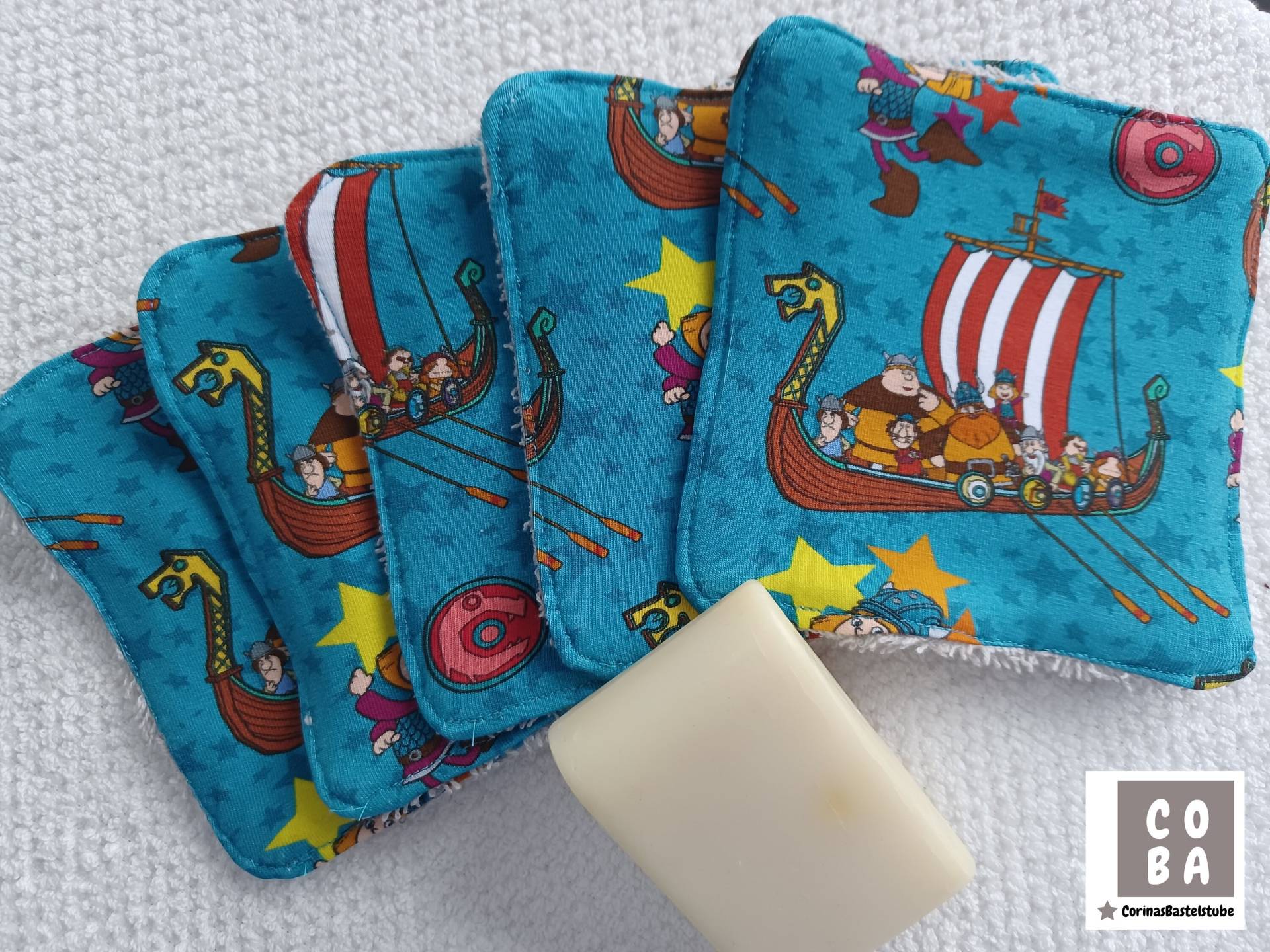 Waschlappen Baby Wikinger Waschlappen Baby Wikinger von Etsy - CORINAsBASTELSTUBE
