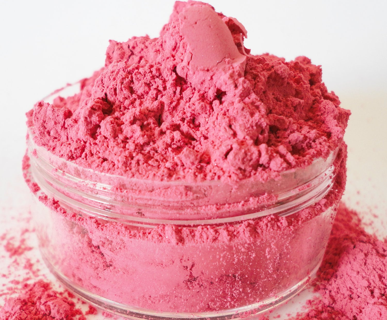 Rosa Mineral Blush, Natürliche Zutaten, Vegan, Blasses Rosa, Make Up, Pigmentiert von Etsy - CRUSHCOSMETICS