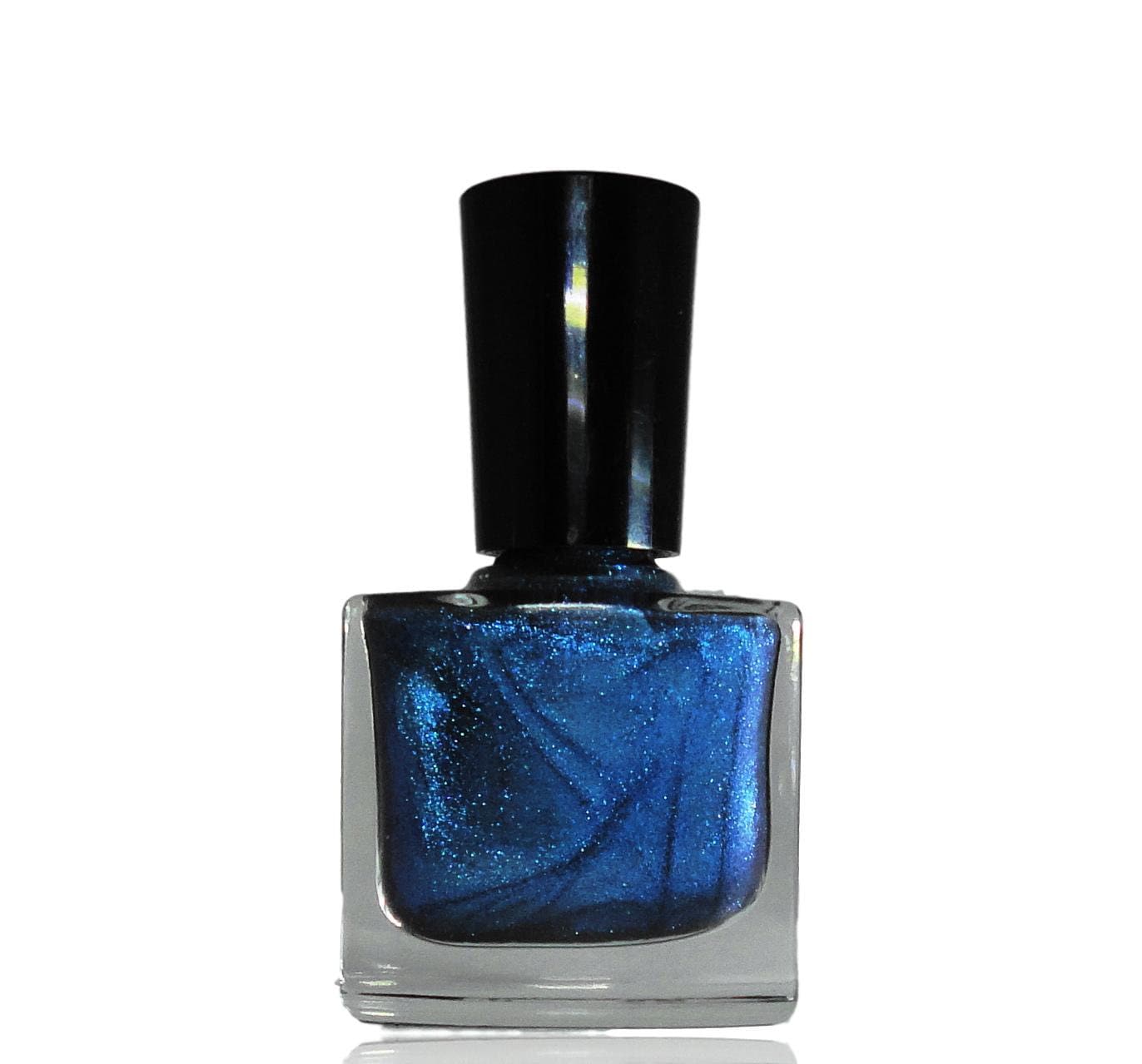 Darkstar Blau Irisierender Nagellack Duo Chrome Vegan Lacquer von Etsy - CRUSHnailART