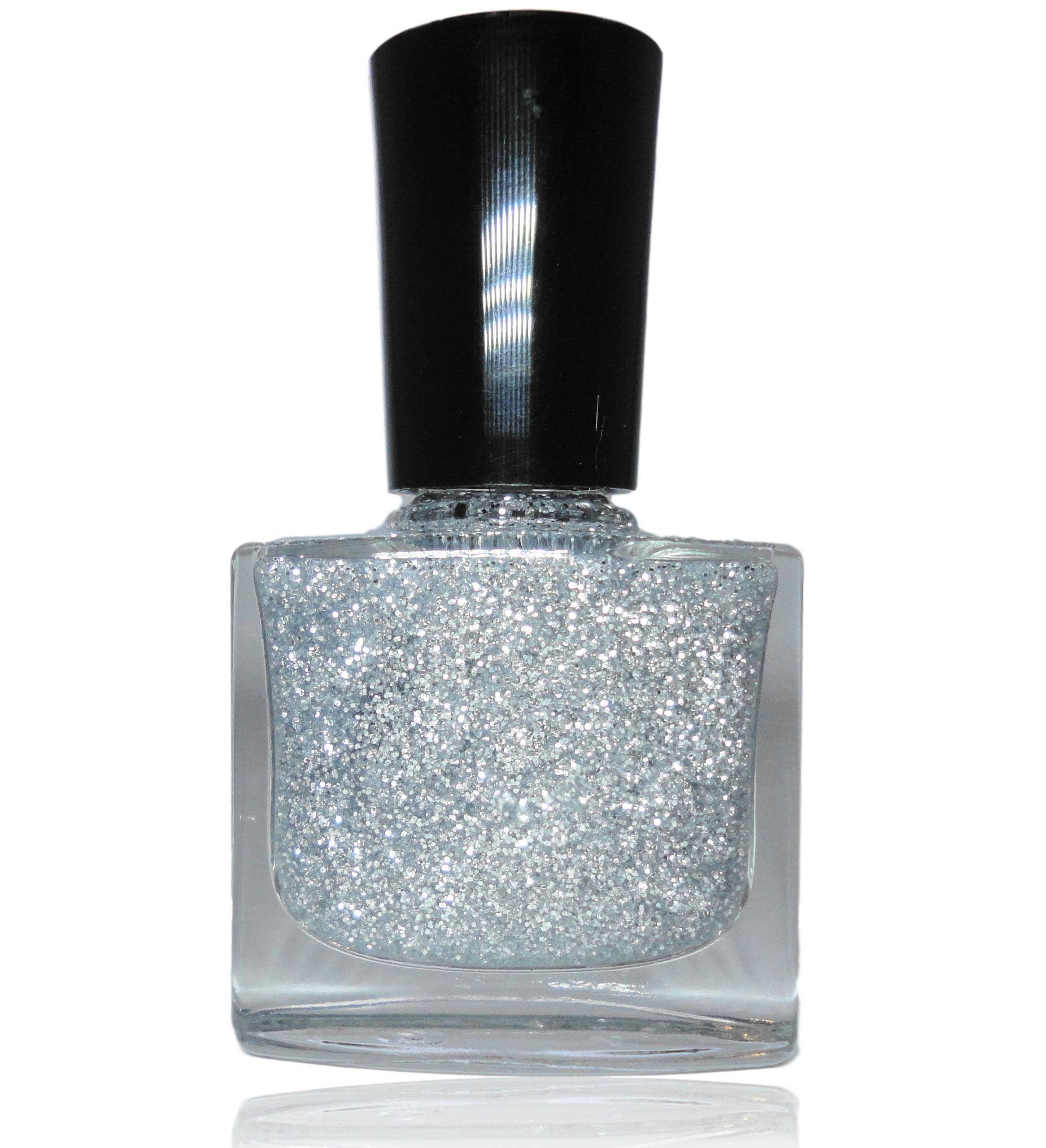 Hammerhead Silber Glitzer Nagellack Vegan-Freundlicher Glänzender Überlack von Etsy - CRUSHnailART