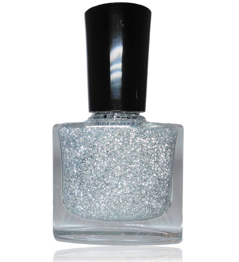 Hammerhead Silber Glitzer Nagellack Vegan-Freundlicher Glänzender Überlack von Etsy - CRUSHnailART