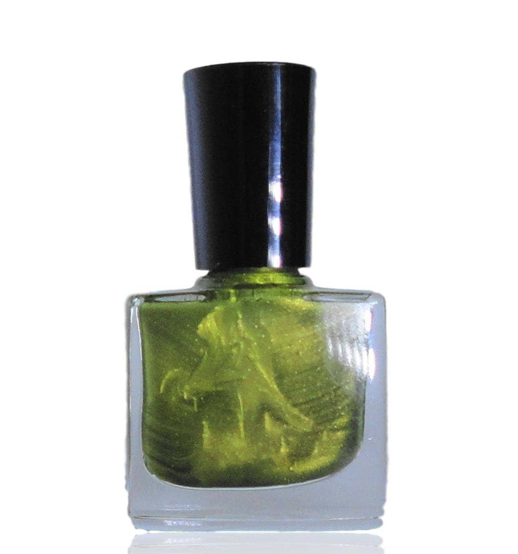 Kryptonite Irisierender Chartreuse Gold Grün Nagellack von Etsy - CRUSHnailART