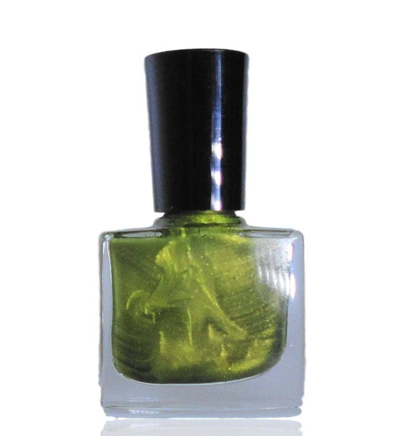 Kryptonite Irisierender Chartreuse Gold Grün Nagellack von Etsy - CRUSHnailART