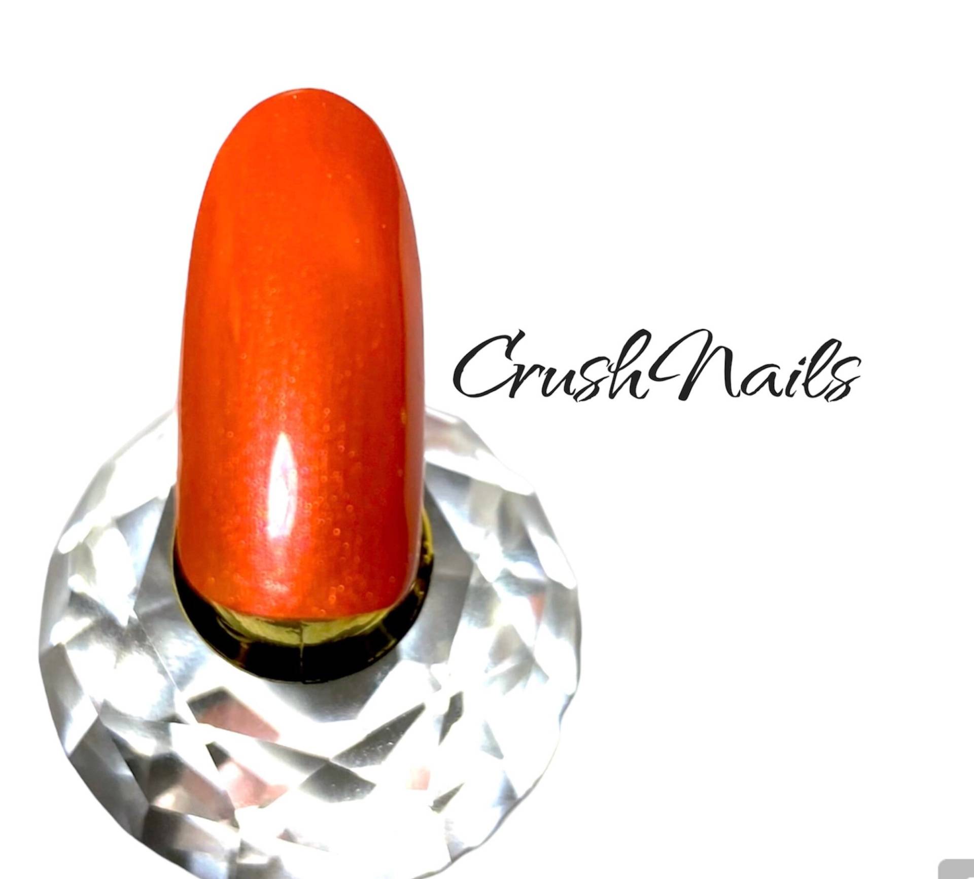 Nirvana Opaque Pale Orange Nagellack Veganfreundlicher Nail Art Lack von Etsy - CRUSHnailART