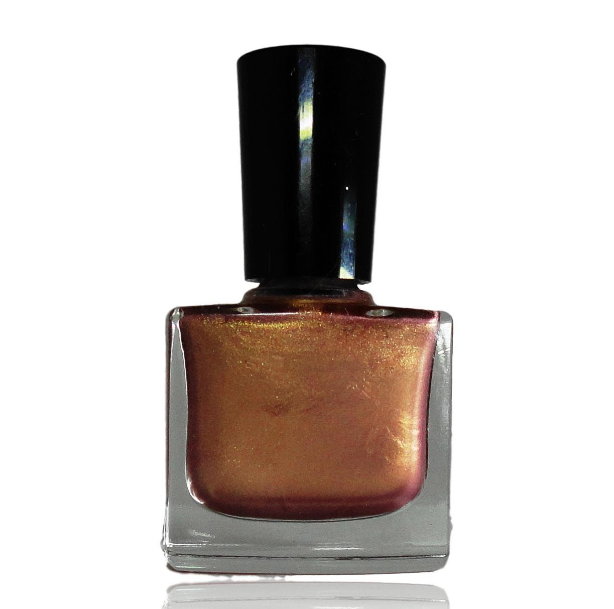 Rose Gold Irisierender Nagellack Veganer Glanz Top Coat von Etsy - CRUSHnailART