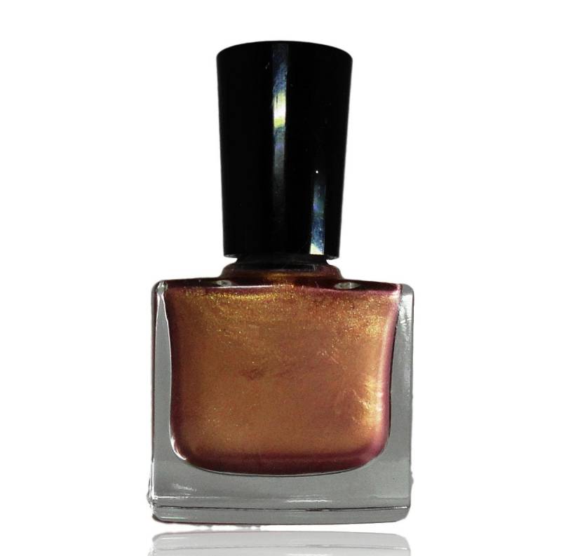 Rose Gold Irisierender Nagellack Veganer Glanz Top Coat von Etsy - CRUSHnailART