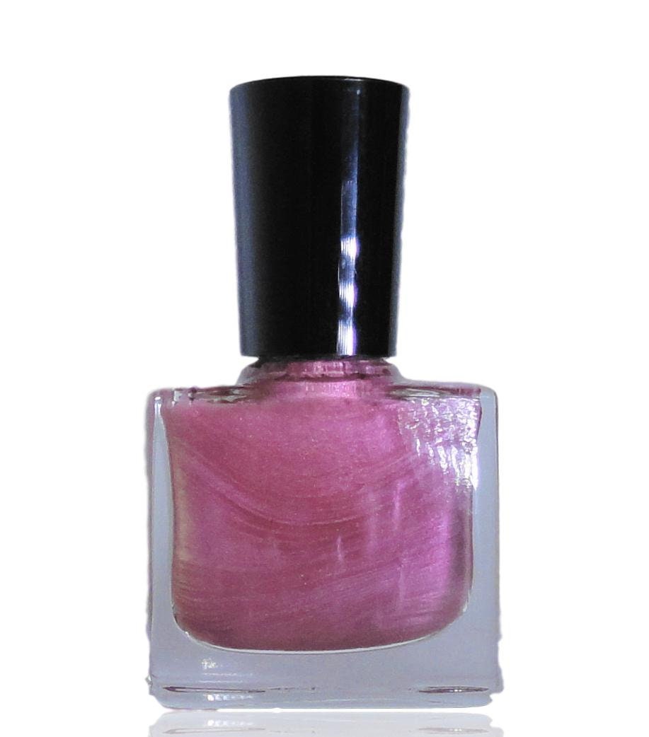Schillernder Rosaner Nagellack Veganer Luster Pearl Top Coat von Etsy - CRUSHnailART