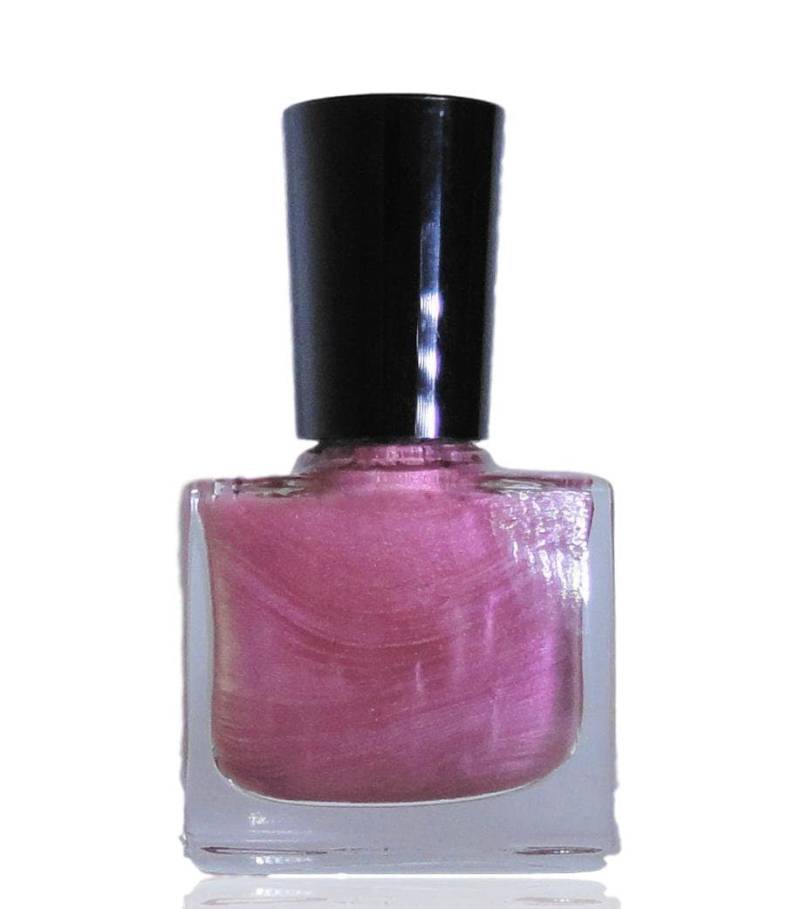 Schillernder Rosaner Nagellack Veganer Luster Pearl Top Coat von Etsy - CRUSHnailART