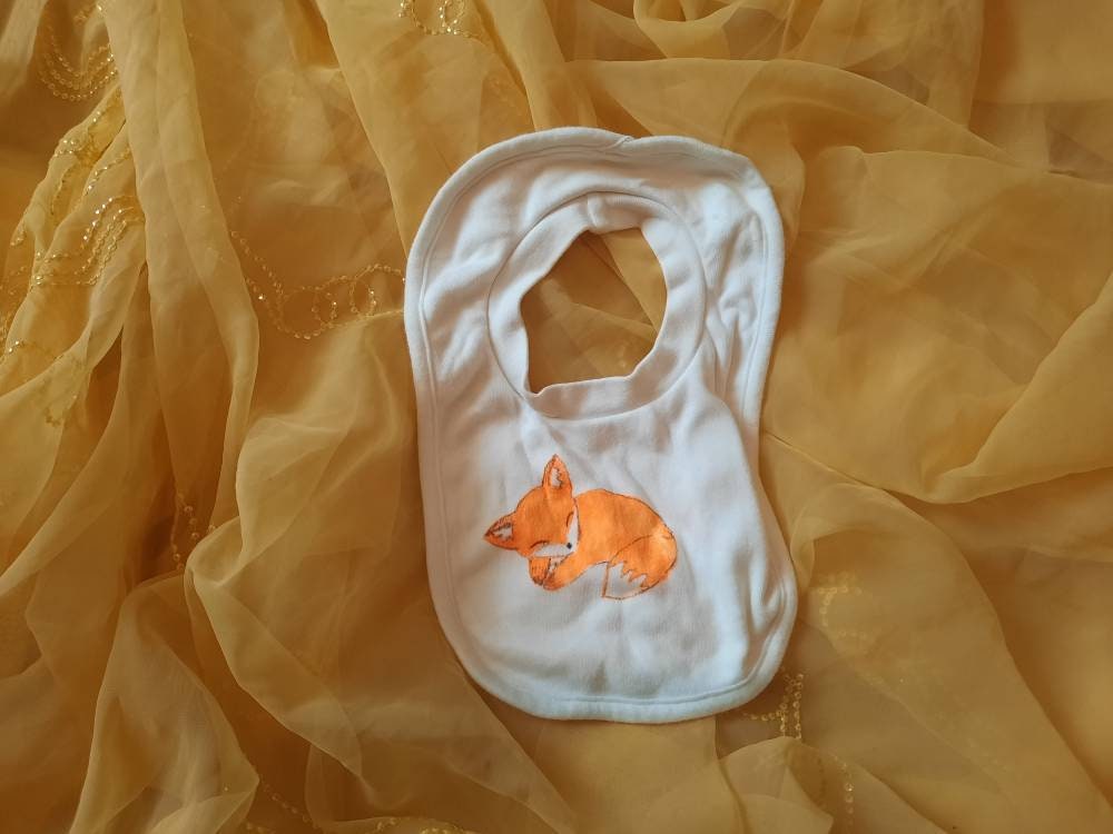 Baumwolle Schlafen Fox Baby Lätzchen Baumwolle Schlafen Fox Baby Lätzchen von Etsy - CallaCrafts