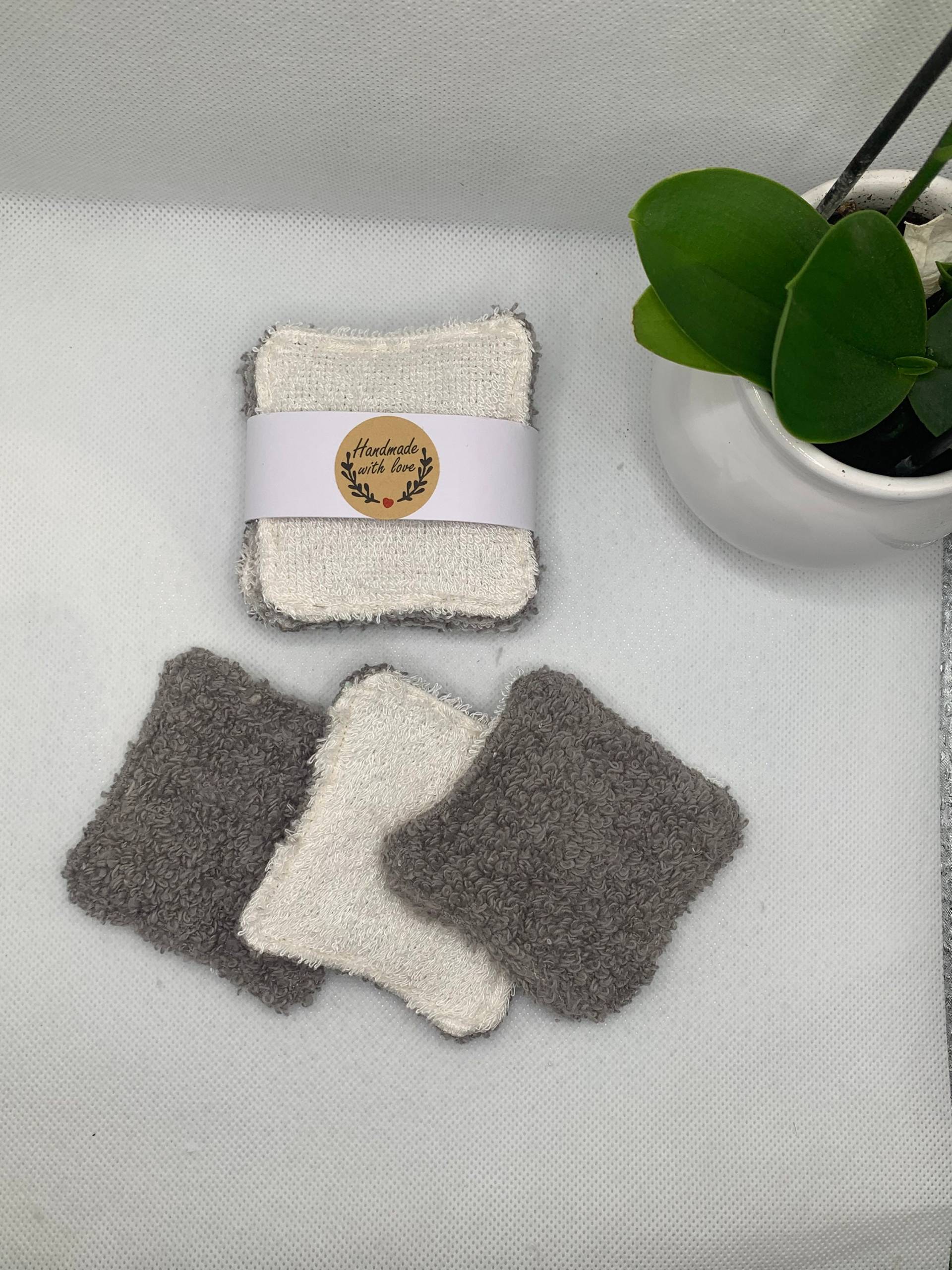 Wiederverwendbare Gesichtspads Aus Bambusfrottee Und 100% Baumwollfrottee, Ca Wiederverwendbare Gesichtspads Aus Bambusfrottee Und 100% Baumwollfrottee, Ca von Etsy - CalsAllCrafts