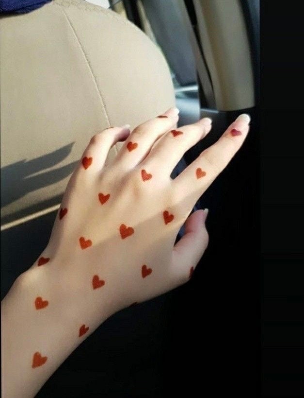 Herzform, Moderne Henna Schablonen Einfach Anzuwenden von Etsy - CanYamaCan