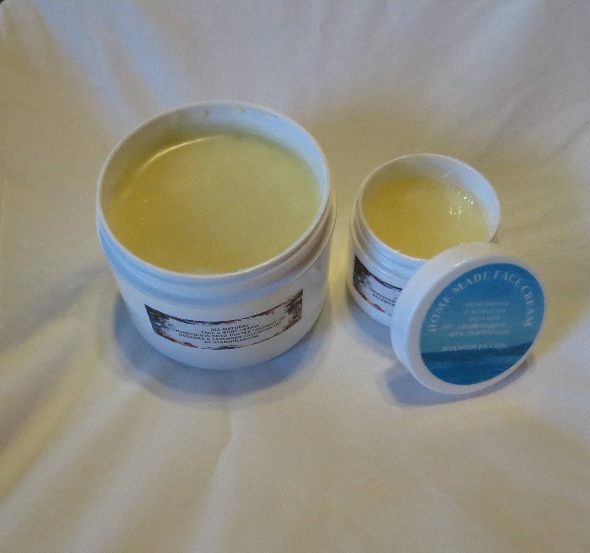 Bienenwachs Shea Butter Kokosöl Und Lavendel Gesichtscreme von Etsy - CandlesSoapAndMore