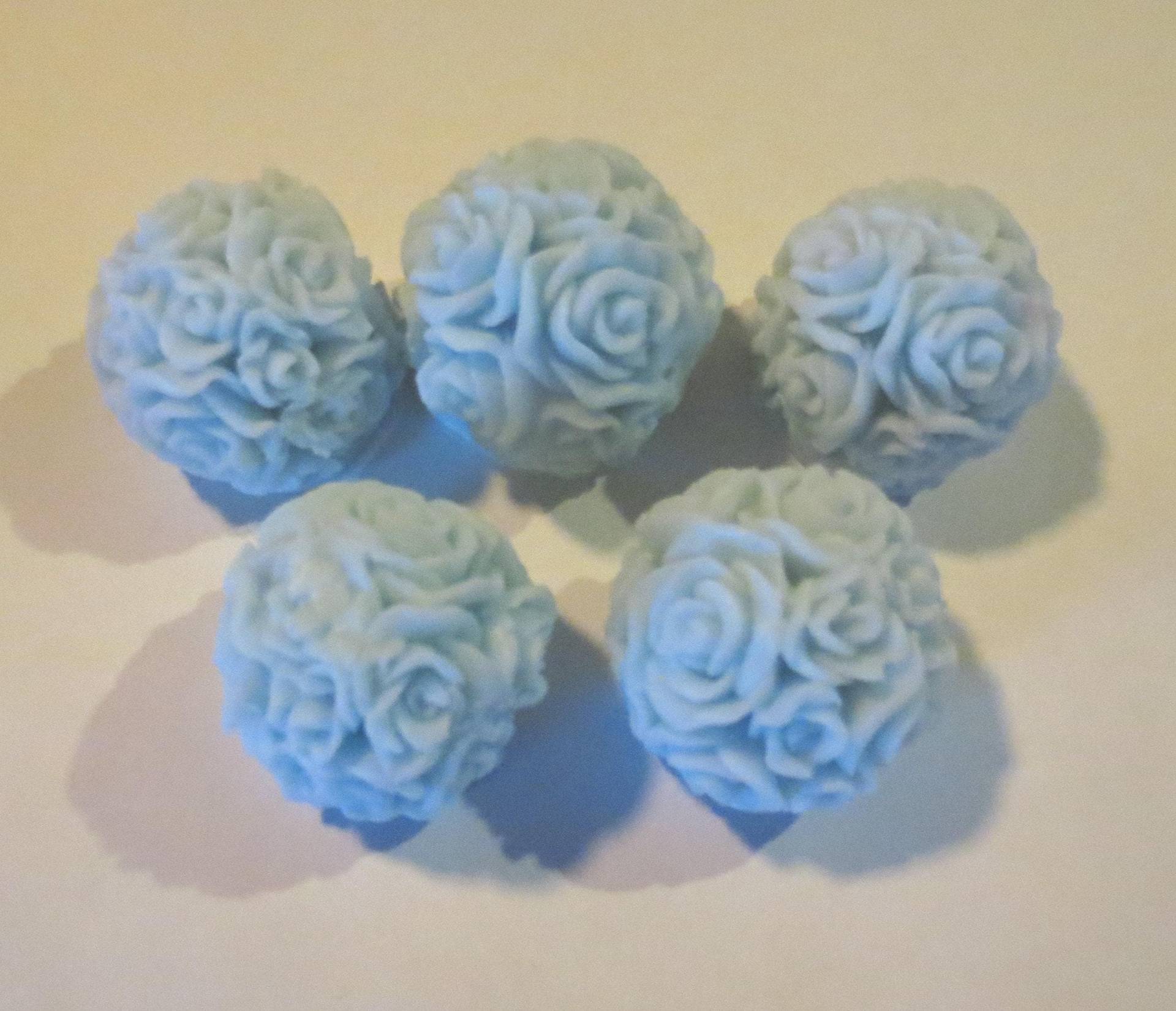 Blumenkugel Seife 5 Stück Set von Etsy - CandlesSoapAndMore