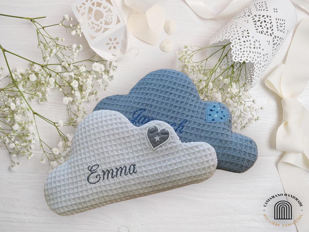 Wärmekissen Kleine Wolke Aus Baumwolle | Personalisierbar Große Stoffauswahl von Etsy - CaniamanoHandmade