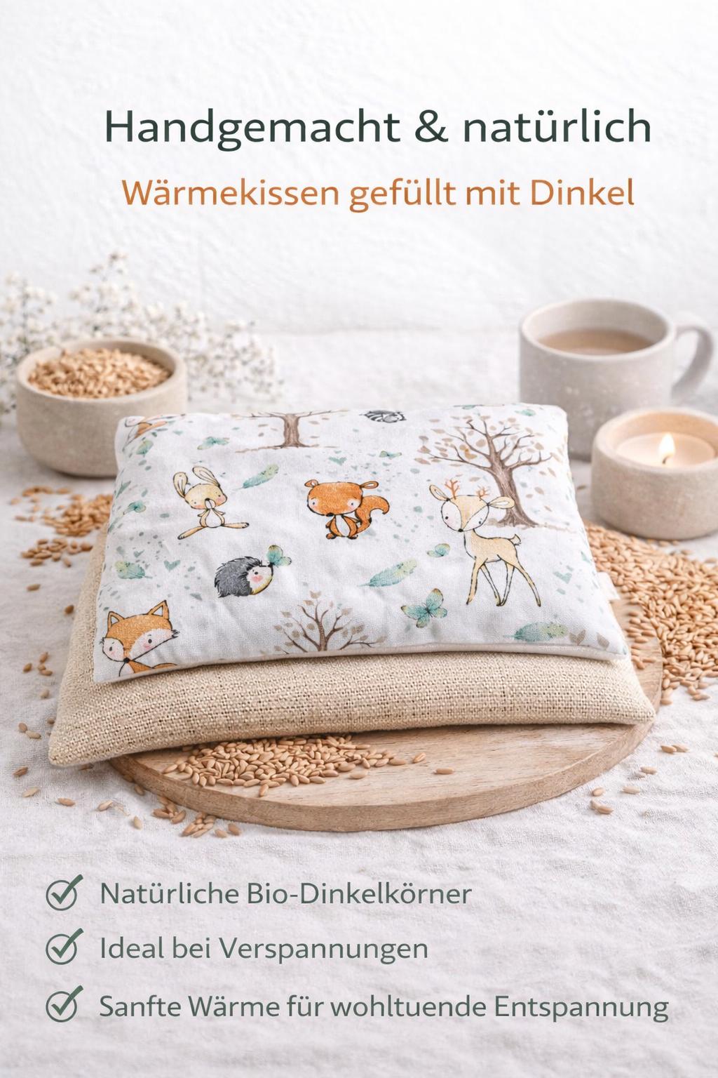 Dinkelkörnerkissen Wärmekissen Dinkelkörnerkissen Wärmekissen von Etsy - CarinasKreativwerkst
