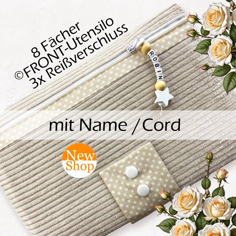 Windeltasche Cord Personalisiert von Etsy - Carissmati