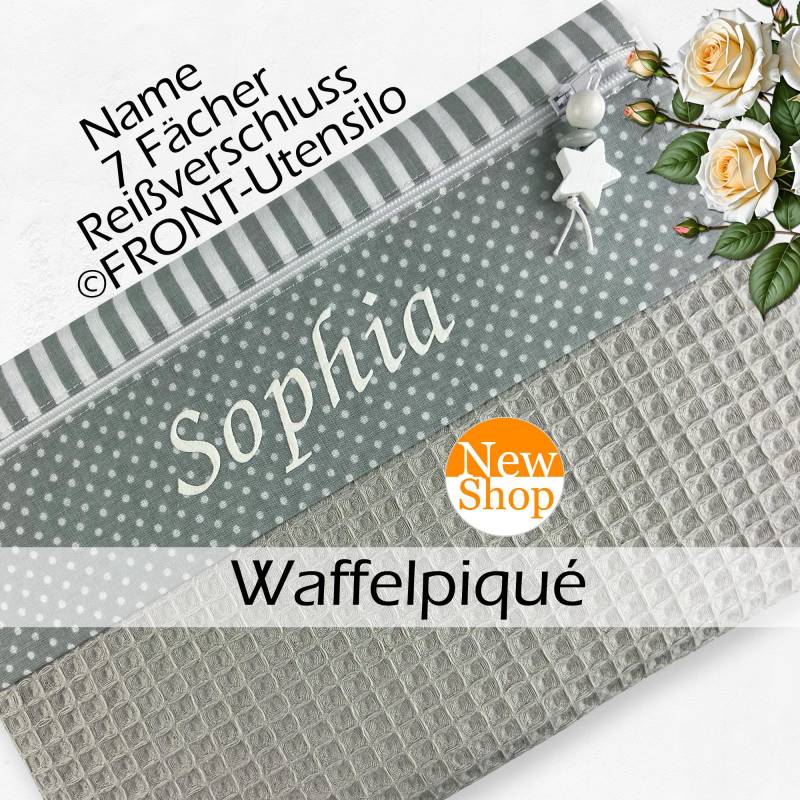 Windeltasche Waffelpique Personalisiert Mit Name Wickeltasche von Etsy - Carissmati