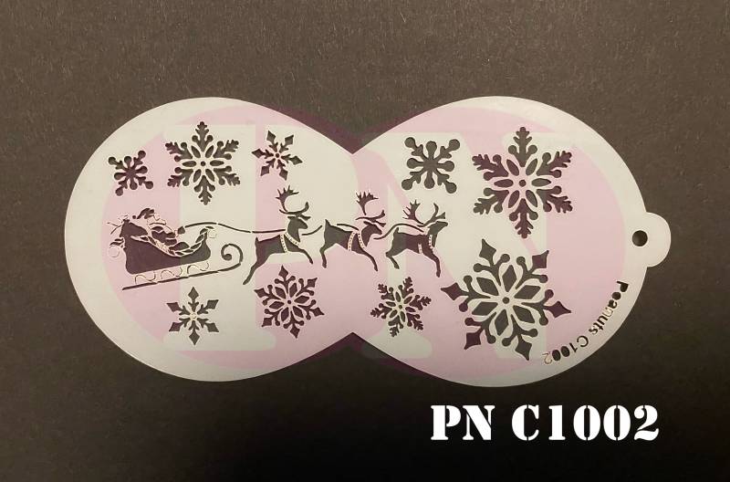 Facepainting Stencil Christmas Peanutstencils Pn C1002 Snowflakes Schneeflocken Facepainting Stencil Christmas Peanutstencils Pn C1002 Snowflakes Schneeflocken von Etsy - CarmensitasShopDe