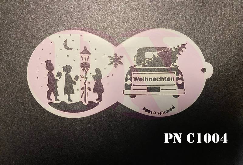 Facepainting Stencil Peanutstencils Pn C1004 Christmas Car Weihnachten Facepainting Stencil Peanutstencils Pn C1004 Christmas Car Weihnachten von Etsy - CarmensitasShopDe