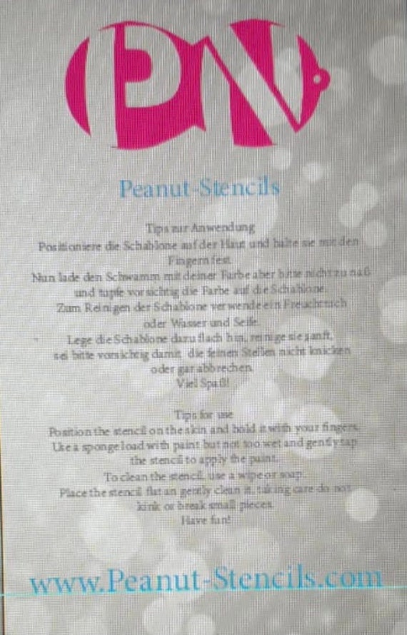 Facepainting Stenicl, Peanutstencils 1003 Flamingo & Hawaii Flower Schablone Für Kinderschminken Facepainting Stenicl, Peanutstencils 1003 Flamingo & Hawaii Flower Schablone Für Kinderschminken von Etsy - CarmensitasShopDe