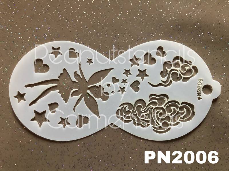 Peanutstencils Pn 2006 Fairy & Clouds, Fee Und Wölkchen Peanutstencils Pn 2006 Fairy & Clouds, Fee Und Wölkchen von Etsy - CarmensitasShopDe