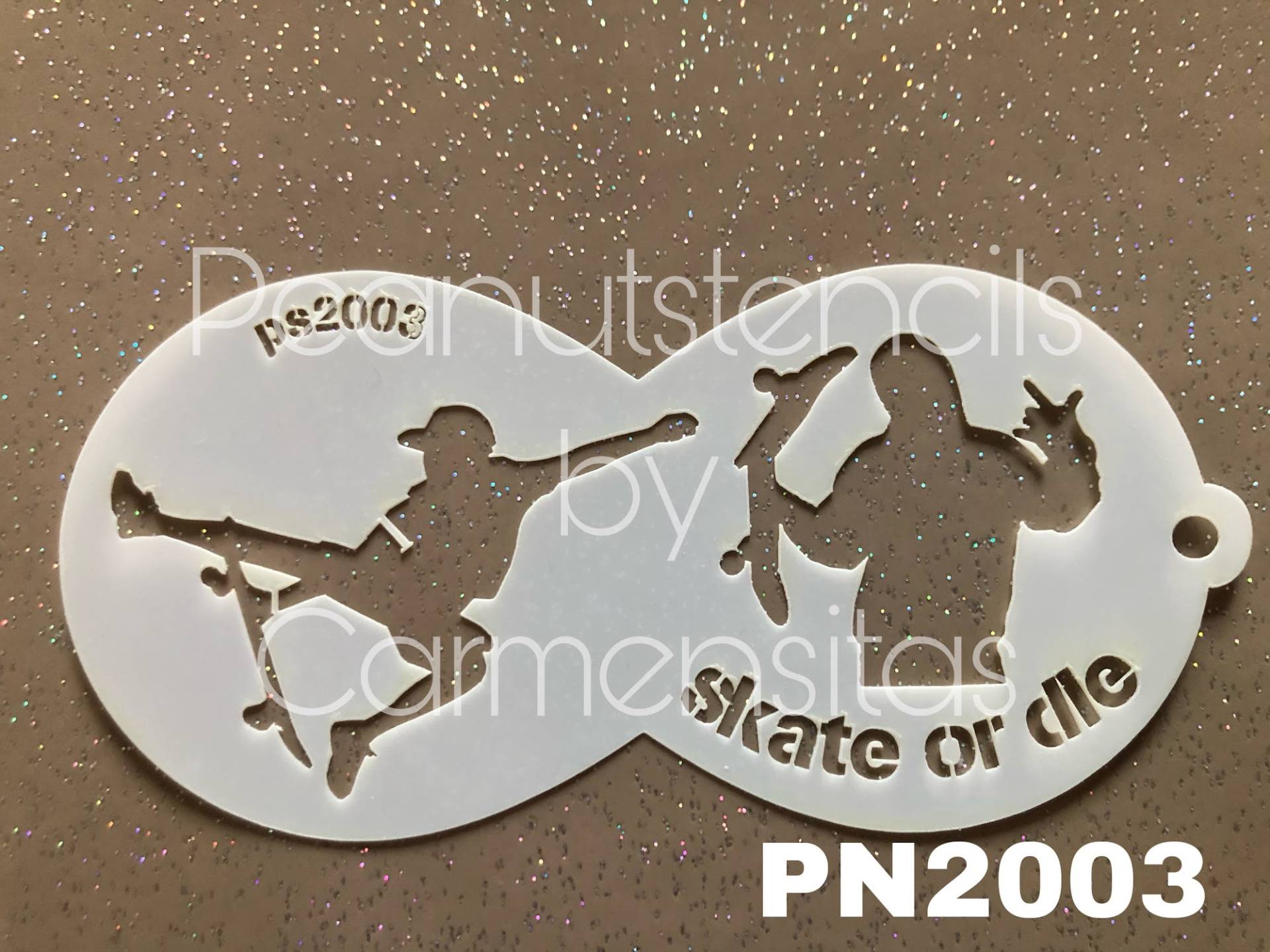 Peanutstencils Pn2003 Skater - Skate Or Die Facepainting Stencil, Schablone Für Kinderschminken Peanutstencils Pn2003 Skater - Skate Or Die Facepainting Stencil, Schablone Für Kinderschminken von Etsy - CarmensitasShopDe