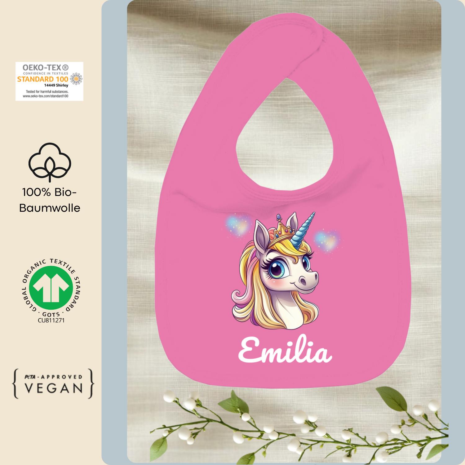 Lätzchen Mit Name Baby Personalisiert Geschenk Geburt Tiermotiv 100% Bio Baumwolle Öko-Tex Kostenloser Versand in Viele Eu Länder von Etsy - CaroCarivo