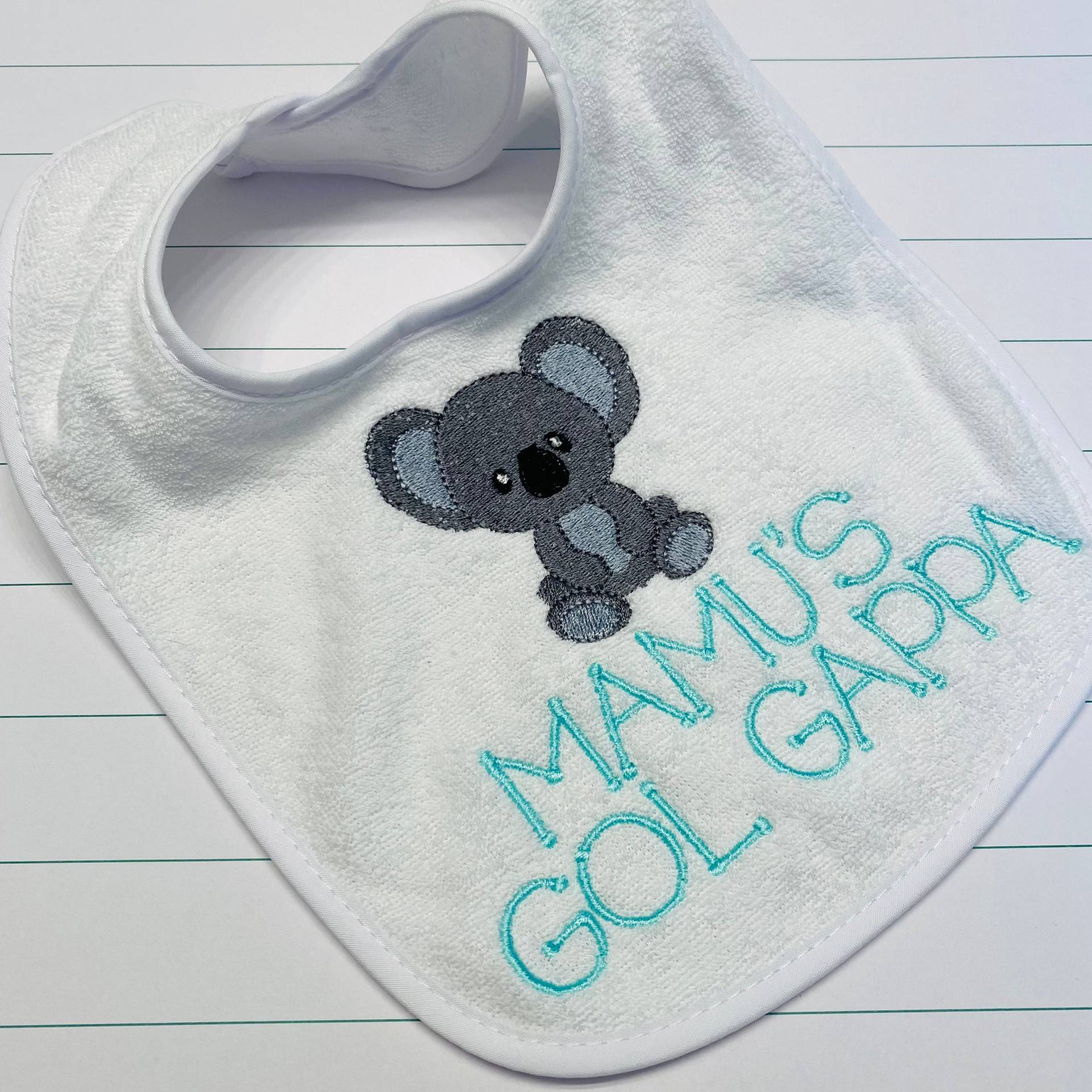 Koala Baby Lätzchen/Geschenk Erster Geburtstag Lätzchen 1. Bär von Etsy - CarolinaMonogramCo