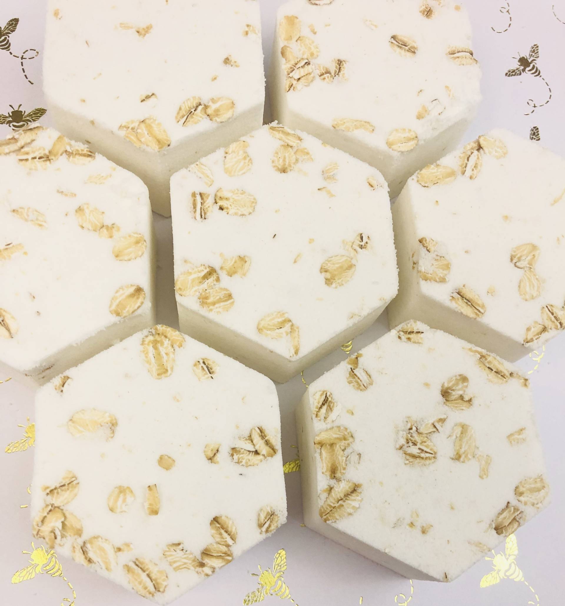 Hafermilch Und Honig Badebombe, Für Empfindliche Haut, Kolloides Haferbad von Etsy - CarolinaOrganicsSC