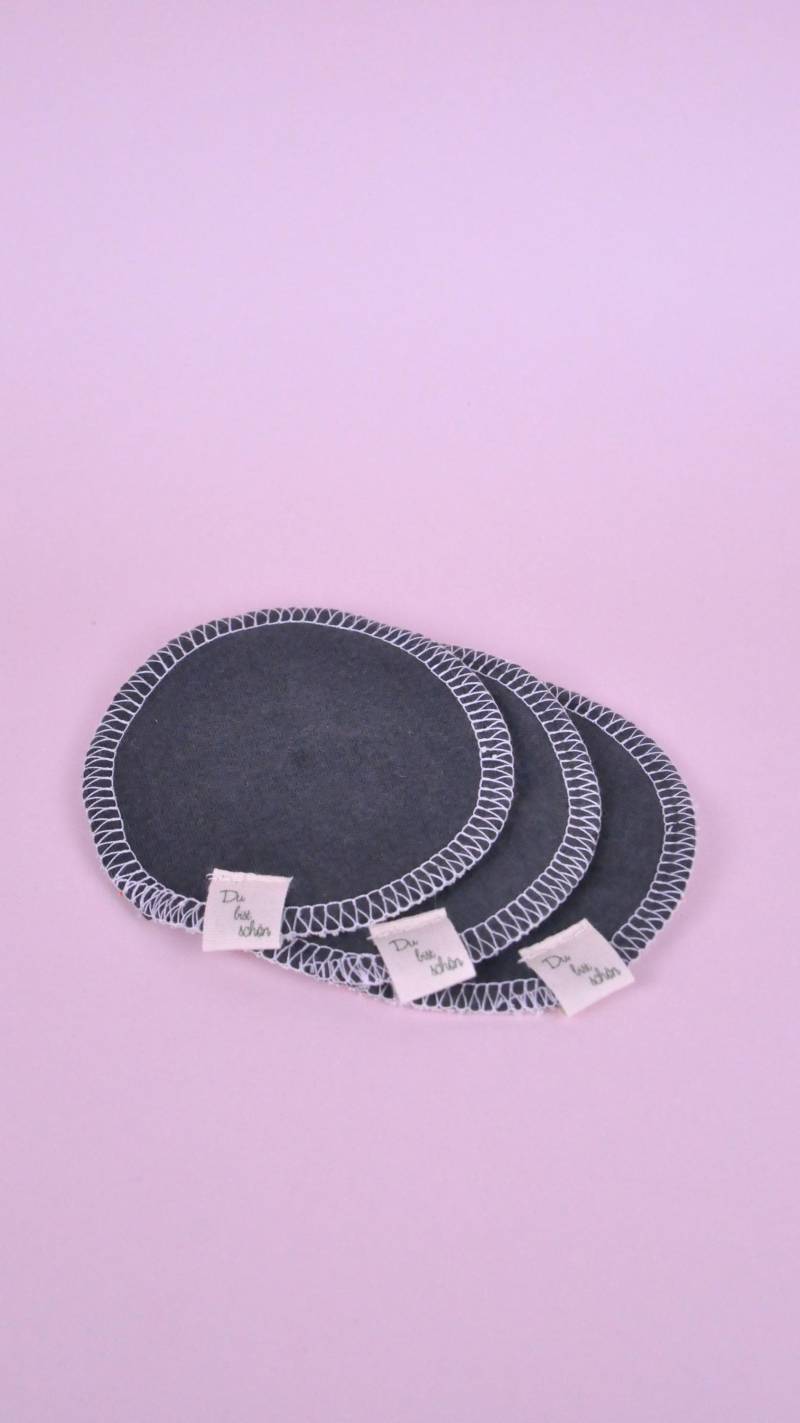 Nachhaltige Waschbare Abschminkpads Mit Botschaft "Du Bist Schön" | Dunkelgrün 100% Baumwolle Einzeln Oder Im Set 3 Pads von Etsy - CarolineEhrlichShop
